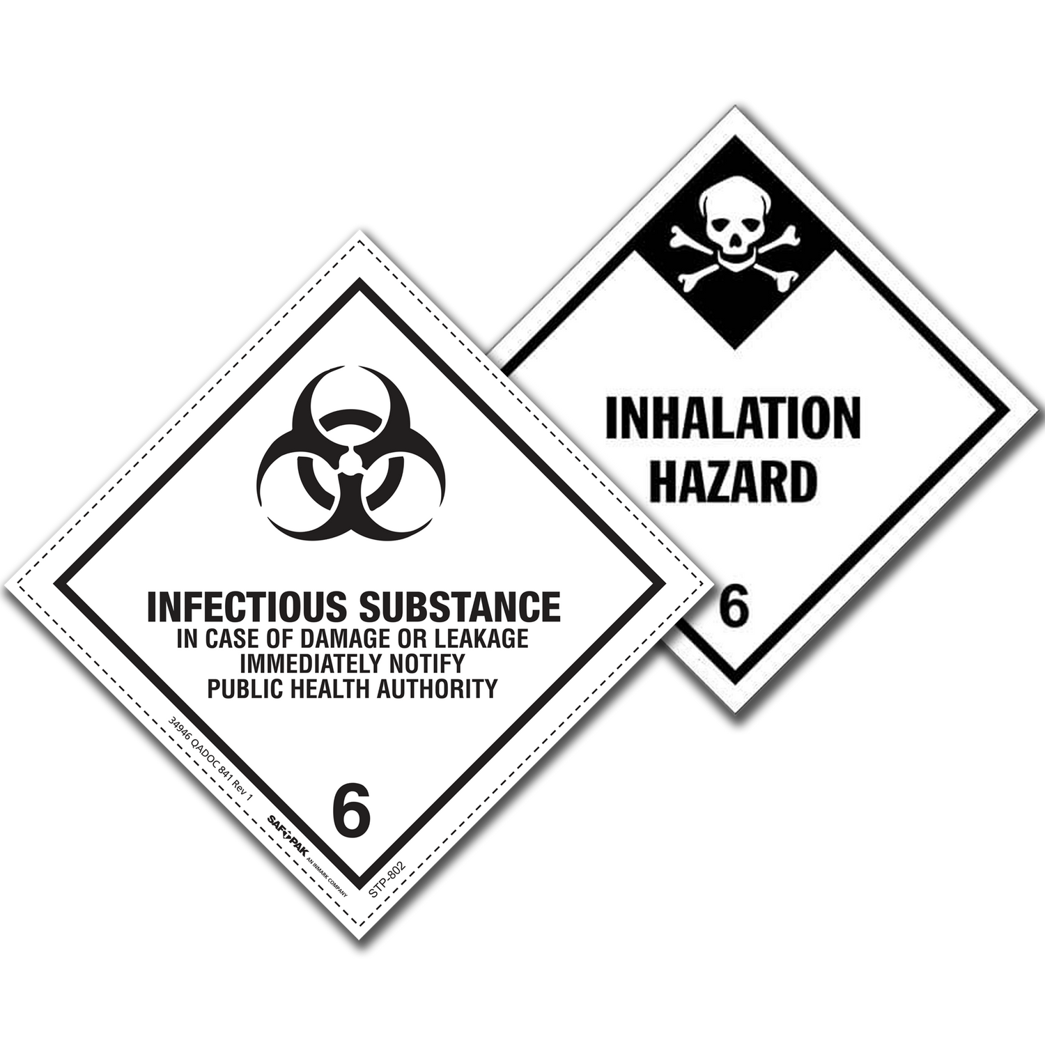 Class 6 - Toxic Substances and Infectious Substances, UN Dangerous Goods