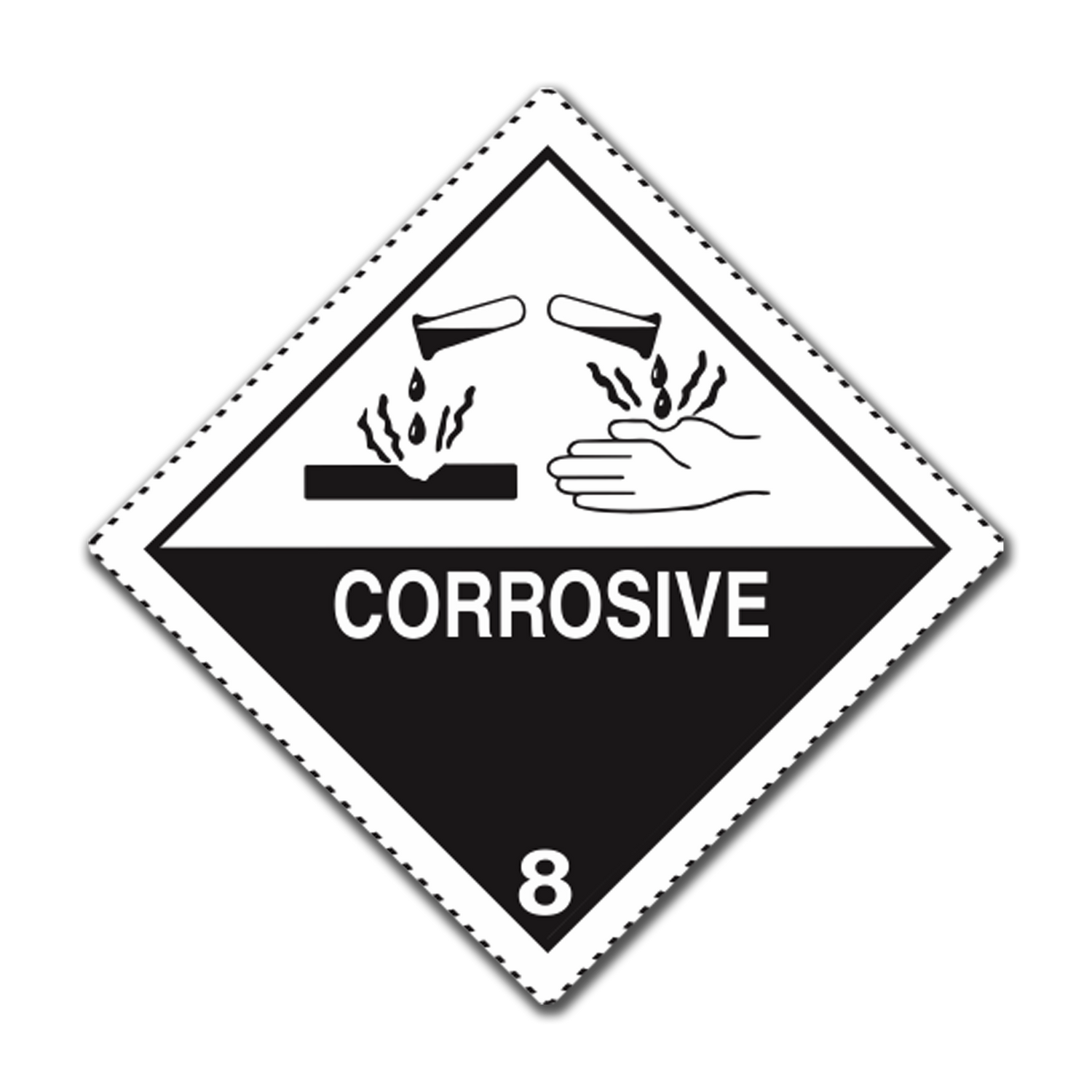 Class 8 - Corrosive substances, UN Dangerous Goods