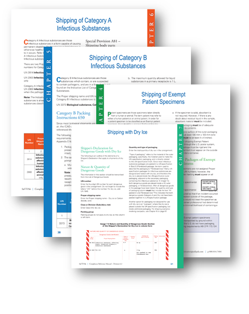 Shipping Infectious Substances and Related Materials - Reference Manual