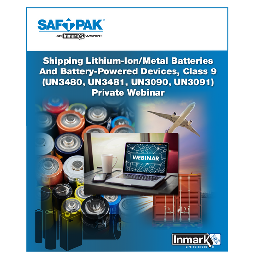 Shipping Lithium and Lithium-Ion Batteries, and Battery-Powered Devices (UN3480, UN3481, UN3090, UN3901) - Private Webinar